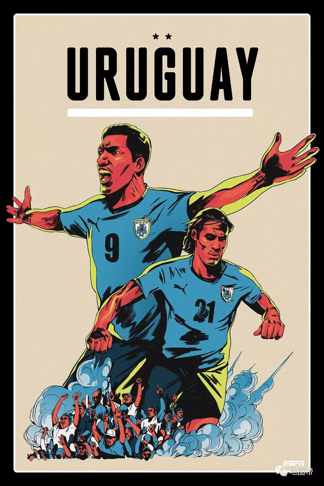 而乌拉圭再次以全胜之姿夺下第一届世界杯冠军